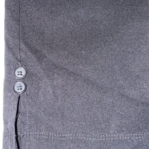 Black high waisted Unique Vintage tapered leg pants. - Picture 4 of 7